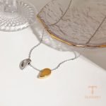 نمای بیشتر گردنبند قلبی نگین‌دار سالگرد زنانه