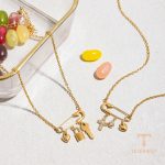 زاویه دیگر گردنبند استیل ضدزنگ ابکاری طلای ۱۸ عیار برند J&D
