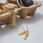 نمای بیشتر گردنبند Fish نگین‌دار مهمانی زنانه