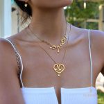 جزییات زنجیر و قفل گردنبند ابکاری طلای ۱۸ عیار