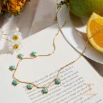 زاویه دیگر گردنبند استیل ضدزنگ آبکاری طلای ۲۴ عیار برند J&D