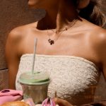 جزییات زنجیر و قفل گردنبند ابکاری طلای ۱۸ عیار