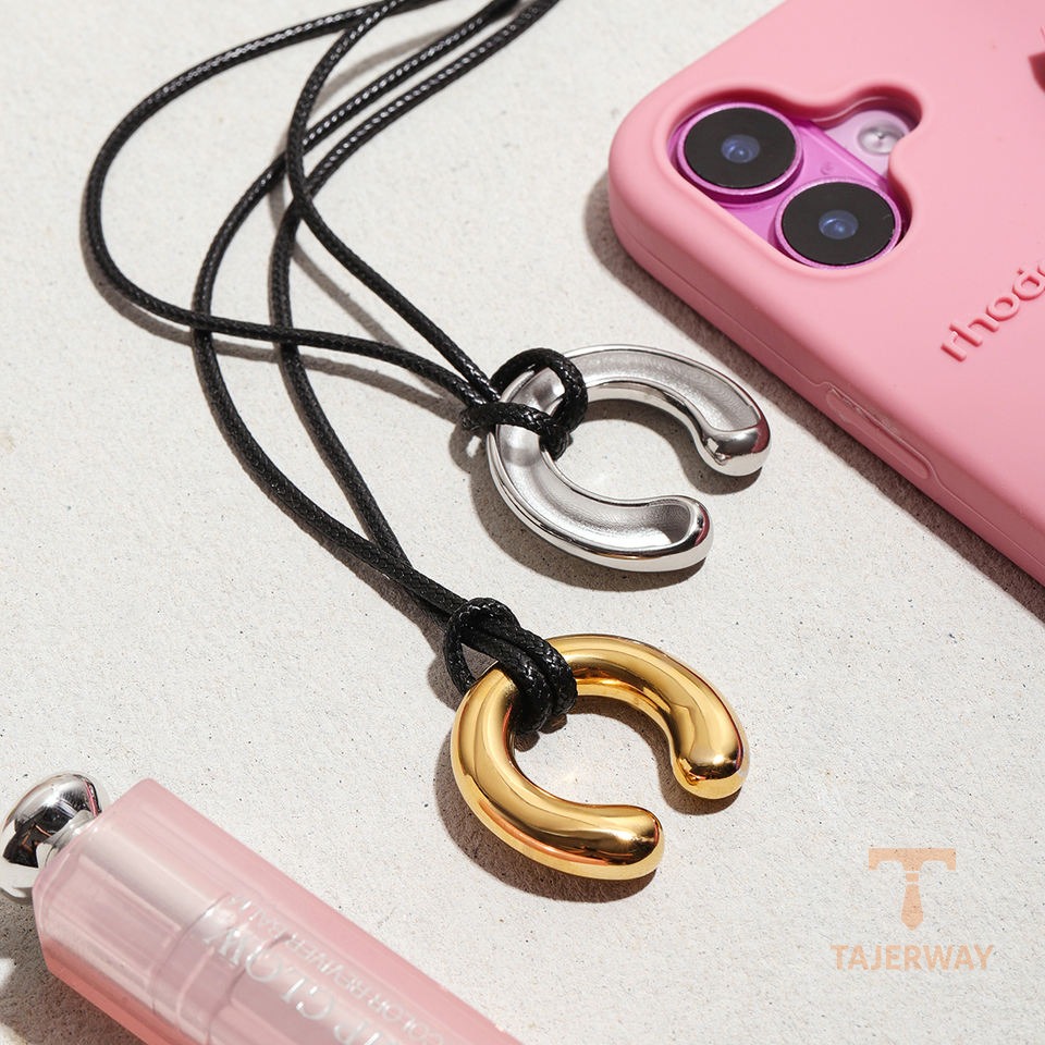 گردنبند استیل ضدزنگ ابکاری طلای ۱۸ عیار برند J&D