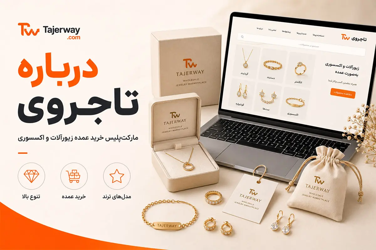 درباره تاجروی مارکت پلیس خرید عمده زیورآلات و اکسسوری برای فروشندگان