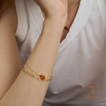 نمای بیشتر ست قلب نگین‌دار زنانه کد JDBW2312006