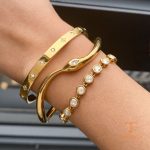 نمای بیشتر دستبند کاف نگین‌دار اسپرت (بدون تفکیک جنسیت) کد JDB0112048