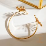 نمای بیشتر النگو طرح گل زنانه کد JDB0212020