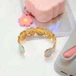 نمای بیشتر النگو طرح گل | هندسی زنانه کد JDB0107019-CR