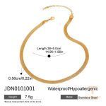 تصویر محصول گردنبند آبکاری طلای ۱۸ عیار برند J&D