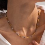 جزییات زنجیر و قفل گردنبند آبکاری طلای ۱۸ عیار