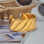 جزییات محصول النگو آبکاری طلای ۱۸ عیار کد JDB0104017