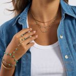 جزییات زنجیر و قفل دستبند آبکاری طلای ۱۸ عیار کد JDB0106052