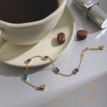 نمای بیشتر دستبند نگین‌دار زنانه کد JDB0203016
