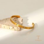 جزییات محصول النگو آبکاری طلای ۱۸ عیار طول 6 سانتی‌متر کد JDB201196
