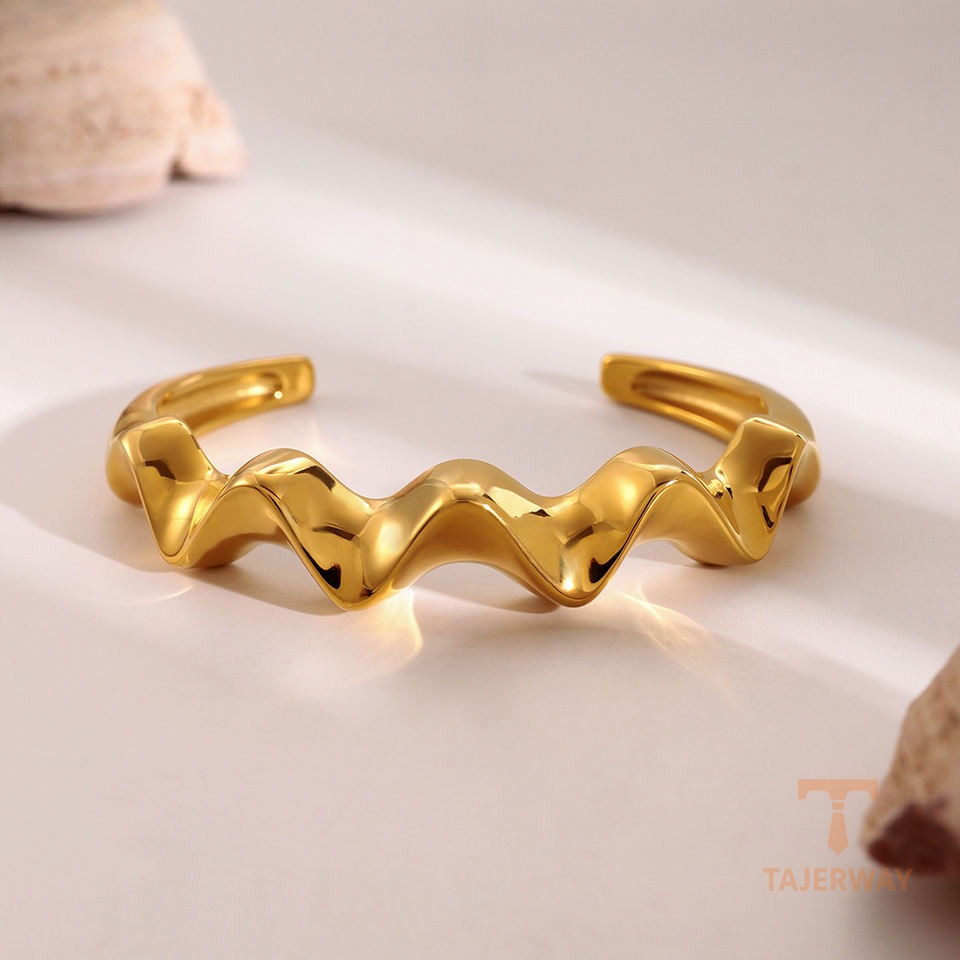 جزییات محصول النگو آبکاری طلای ۱۸ عیار طول 6.2 سانتیمتر کد GOLDJDB2405016