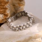 جزییات محصول النگو آبکاری طلای ۱۸ عیار کد JDB2408015-S
