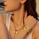 جزییات محصول النگو آبکاری طلای ۱۸ عیار کد JDBW2305012