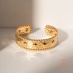 تصویر محصول النگو آبکاری طلای ۱۸ عیار برند J&D کد JDBW2305026