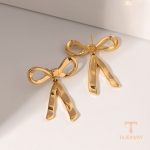 زاویه دیگر گوشواره استیل ضدزنگ برند J&D کد JDEW2312092