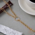 زاویه دیگر گردنبند استیل ضدزنگ آبکاری طلای ۱۸ عیار برند J&D