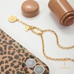 تصویر محصول گردنبند قلب آبکاری طلای ۱۸ عیار نگین‌دار برند J&D
