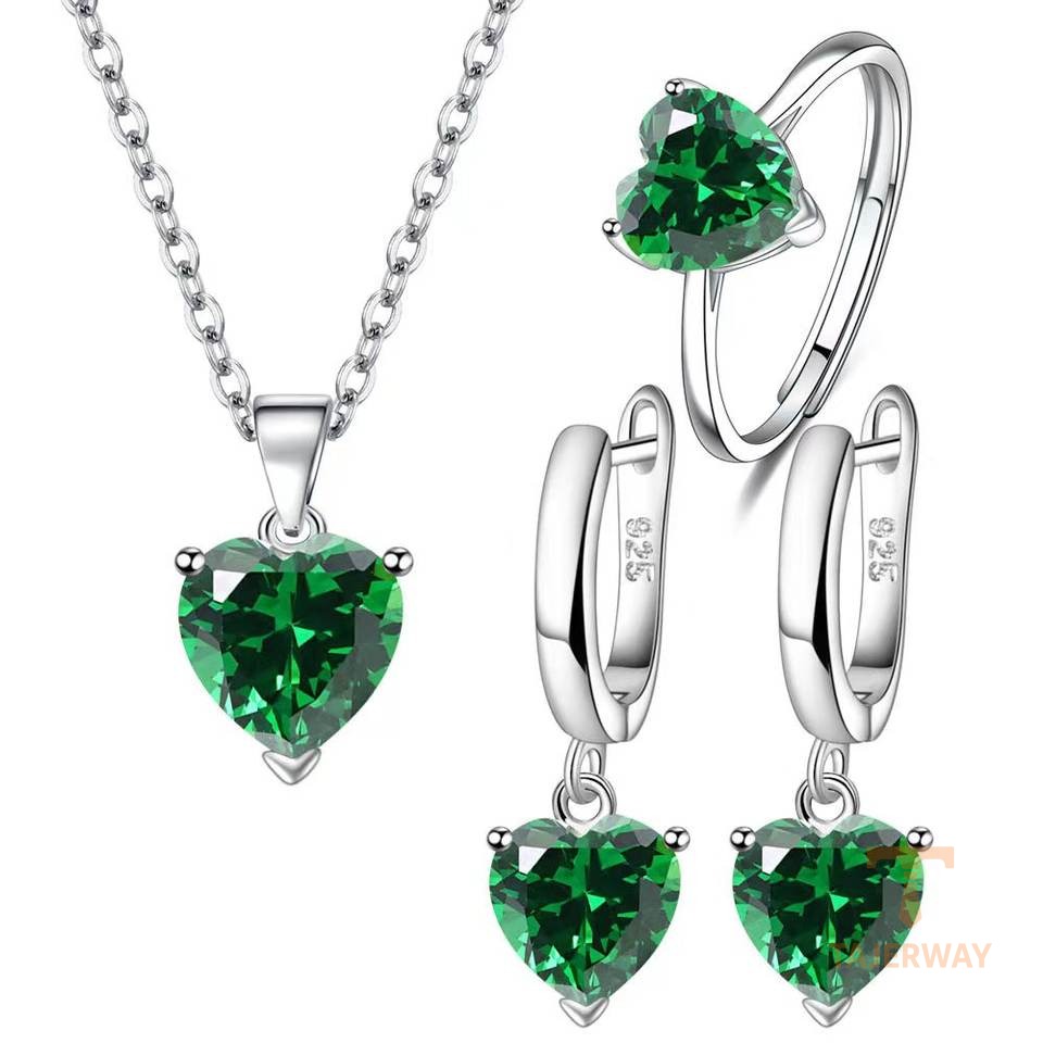 گوشواره مس ضد حساسیت آبکاری طلای سفید (رادیوم) نگین اتمی برند مایا استون کد MAYA-1600898330998