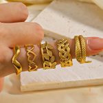 جزییات رکاب و طراحی انگشتر آبکاری طلای ۱۸ عیار