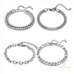 جزییات زنجیر و قفل دستبند آبکاری طلای ۱۸ عیار کد MAYA-1601435245864