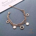 جزییات زنجیر و قفل دستبند آبکاری طلای ۱۸ عیار کد MAYA-1600592044594