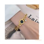 جزییات زنجیر و قفل دستبند آبکاری طلای ۱۸ عیار کد MAYA-1600732131929