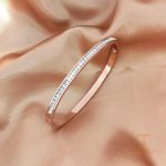 تصویر محصول النگو آبکاری طلای ۱۸ عیار نگین اتمی برند مایا استون کد MAYA-1600926469448