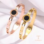 تصویر محصول النگو آبکاری طلای ۱۸ عیار نگین‌دار برند مایا استون کد MAYA-1600926599430