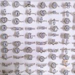 زاویه دیگر انگشتر فلز آلیاژی (Alloy) آبکاری طلای ۱۸ عیار برند مایا استون کد JZ100
