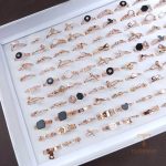 جزییات رکاب و طراحی انگشتر آبکاری رزگلد کد MYCRT7853