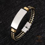 تصویر محصول دستبند آبکاری طلای ۱۸ عیار نگین‌دار برند مایا استون کد MAYA-1601841731843
