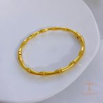 ست دستبند استیل ضدزنگ و استیل تیتانیومی با آبکاری طلای ۱۸ عیار و رادیوم برند مایا استون - تصویر 7