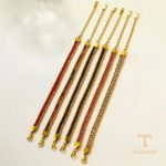 دستبند وینتیج با نگین اتمی از استیل ضدزنگ و آبکاری رادیوم برند مایا استون - تصویر 8