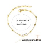 نمای بیشتر دستبند زنجیری طرح پاپیون نگین اتمی زنانه کد MAYA-1601393468863