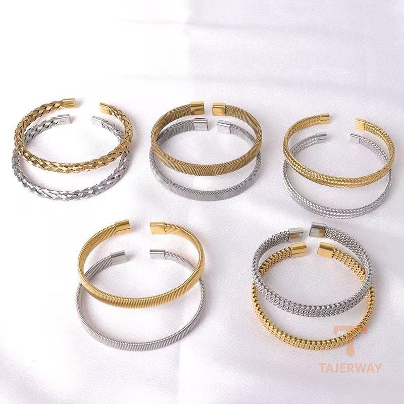 جزییات محصول النگو آبکاری طلای ۱۸ عیار طول 60 میلیمتر کد B677