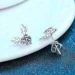 نمای مدل قفل و اتصالات گوشواره میخی آبکاری طلای ۱۸ عیار کد MAYA-1601089306427