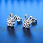 نمای مدل قفل و اتصالات گوشواره میخی آبکاری طلای ۱۸ عیار کد MAYA-1601088965885