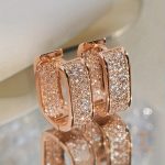 نمای مدل قفل و اتصالات گوشواره میخی آبکاری طلای ۱۸ عیار کد MY0011