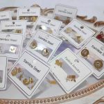 زاویه دیگر گوشواره استیل ضدزنگ آبکاری طلای ۱۸ عیار برند مایا استون کد MAYA-1600974129035