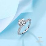 جزییات رکاب و طراحی انگشتر آبکاری طلای سفید (رادیوم) کد MAYA-1601078156741