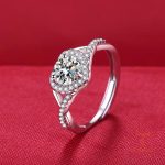 جزییات رکاب و طراحی انگشتر آبکاری طلای سفید (رادیوم) کد MAYA-1601080814649