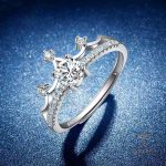 جزییات رکاب و طراحی انگشتر آبکاری طلای سفید (رادیوم) کد MAYA-1601086692648