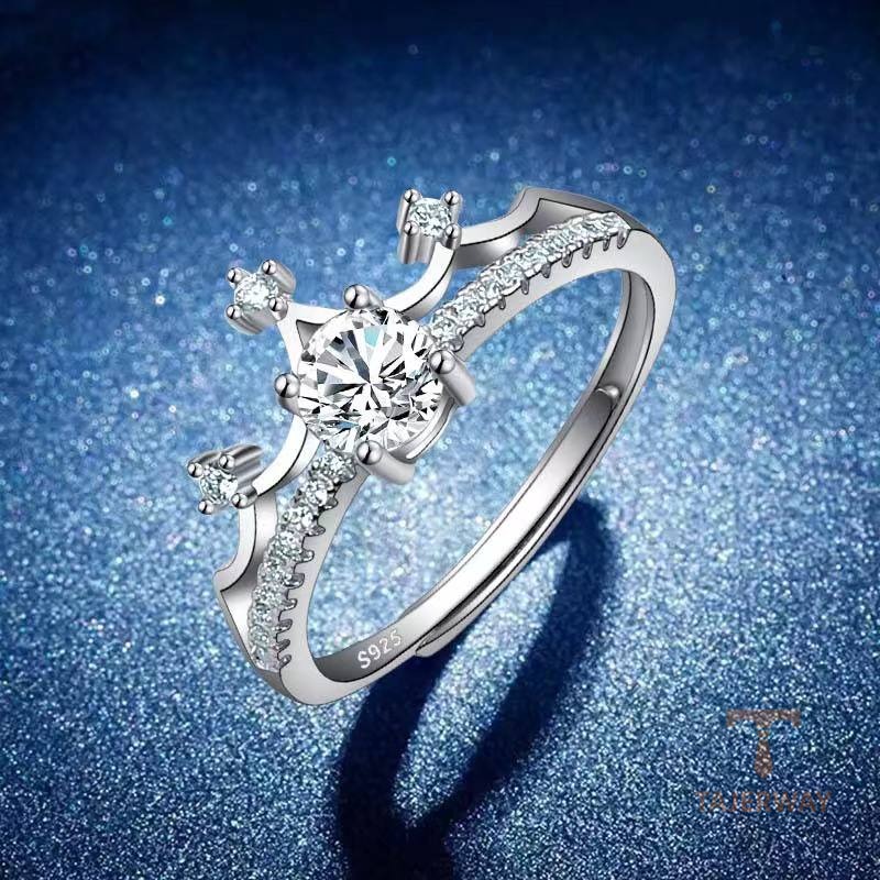 جزییات رکاب و طراحی انگشتر آبکاری طلای سفید (رادیوم) کد MAYA-1601086692648