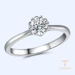 جزییات رکاب و طراحی انگشتر آبکاری طلای سفید (رادیوم) کد MAYA-1601077117893