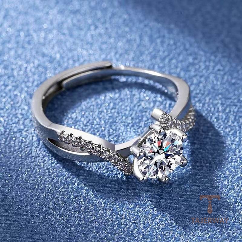 نمای بیشتر انگشتر نگین اتمی زنانه کد MAYA-1601086214860