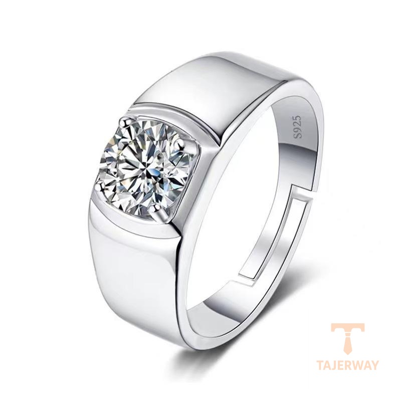 جزییات رکاب و طراحی انگشتر آبکاری طلای سفید (رادیوم) کد MAYA-1601090988275